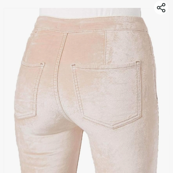 Free People Sweet Jane Velvet Skinny Fit Pants 30 - Picture 4 of 8